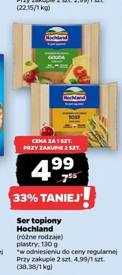 Ser topiony Hochland promocja w Netto