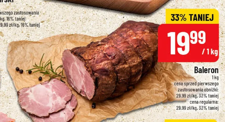 Baleron promocja w POLOmarket