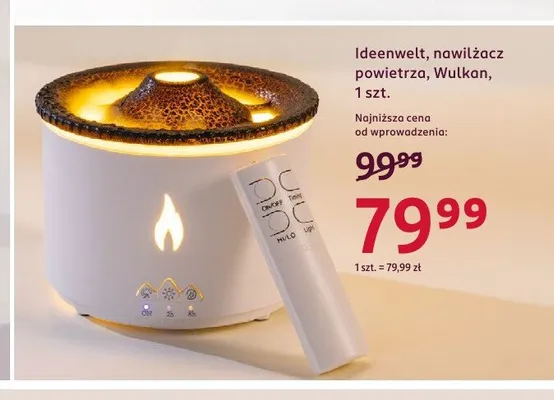 Nawilżacz powietrza Wulkan Ideenwelt promocja w Rossmann