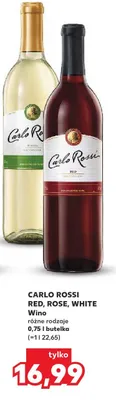 Wino Red, Rose, White różne rodzaje promocja w Kaufland