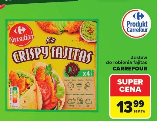 Zestaw do robienia fajitas Carrefour Sensation promocja w Carrefour Market