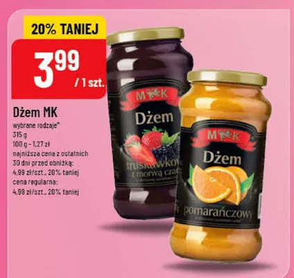 Dżem MK promocja w POLOmarket