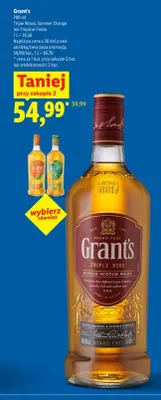 Whisky Grant's Triple Wood promocja w Lidl