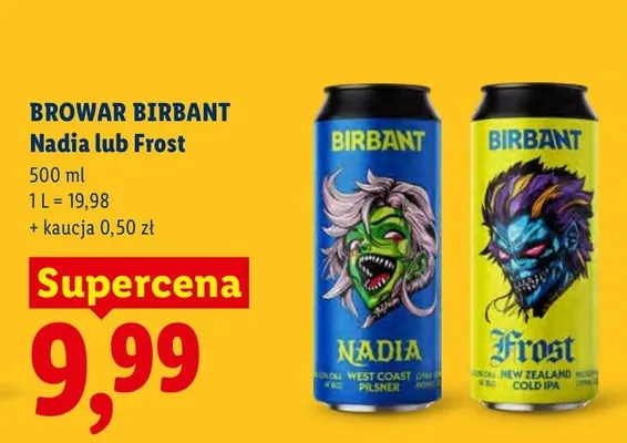 Piwo kraftowe Frost promocja w Lidl