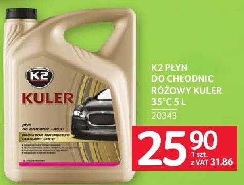Płyn różowy Kuler K2 35 zł promocja w Selgros