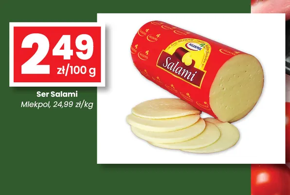 Ser Salami Mlekpol promocja w emma MARKET