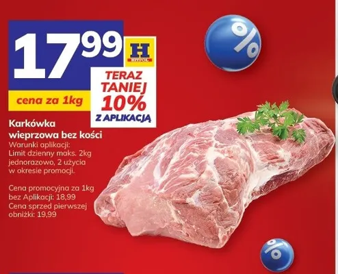 Karkówka wieprzowa bez kości promocja w Hitpol