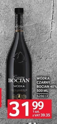 Wódka Czarny Bocian 40% promocja w Selgros