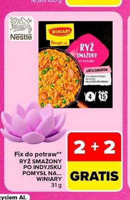 Fix do potraw ryż smażony po indyjsku Pomysł na... Winiary promocja w Carrefour Market