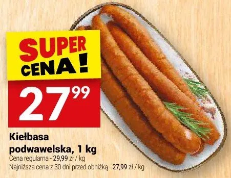 Kiełbasa podwawelska Białecki promocja w Twój Market