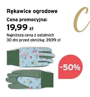 Rękawice ogrodowe promocja w Tchibo