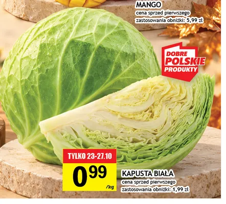 Kapusta biała promocja w Gram Market