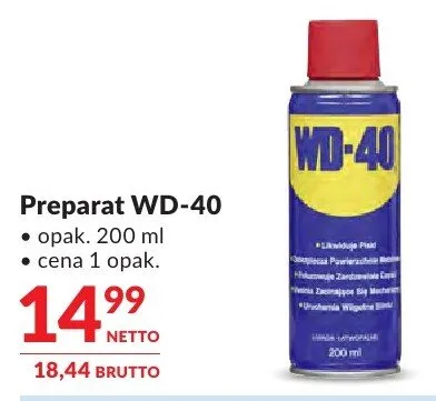 Preparat WD-40 promocja w Makro