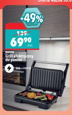 Grill elektryczny do panini Hoffen promocja w Biedronka Home