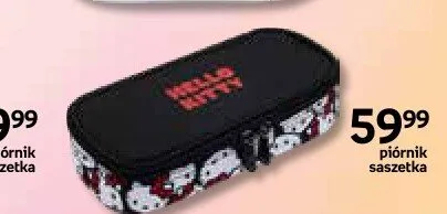 Piórnik saszetka Hello Kitty czarny promocja w Empik