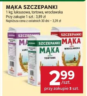Mąka szczepanki promocja w Stokrotka