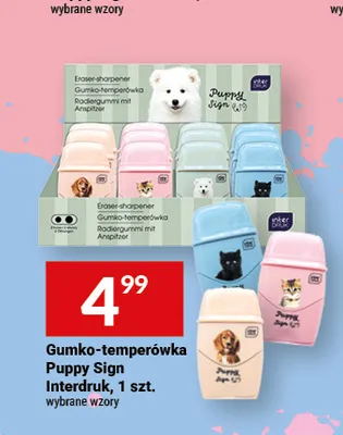 Gumko-temperówka Puppy Sign Interdruk promocja w Twój Market