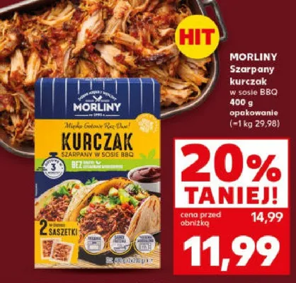 Kurczak szarpany w sosie BBQ promocja w Kaufland