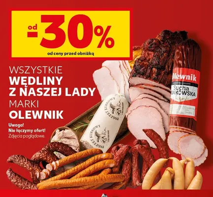 Wędliny z naszej lady marki Olewnik promocja w Kaufland
