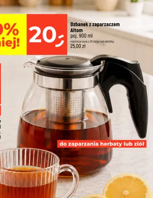 Dzbanek z zaparzaczem Altom 900 ml promocja w Dealz