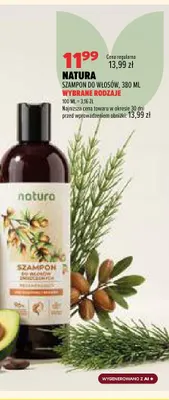 Szampon do włosów Natura promocja w Drogerie Natura