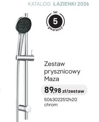 Zestaw prysznicowy Maza promocja w Castorama