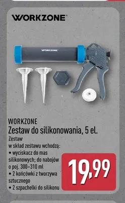 Zestaw do silikonowania Workzone promocja w Aldi
