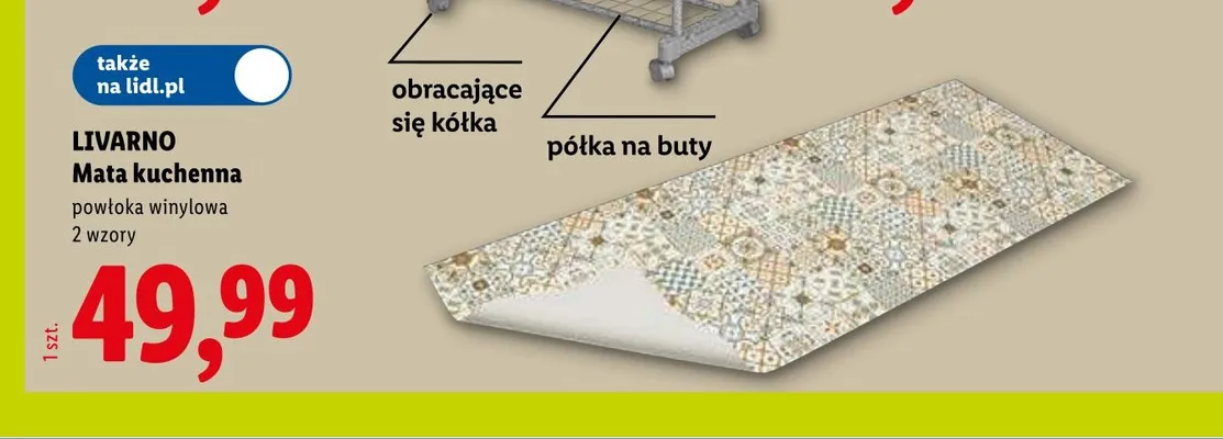 Mata kuchenna LIVARNO powłoka winylowa promocja w Lidl