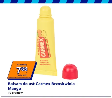Balsam do ust Carmex Brzoskwinia Mango promocja w Action