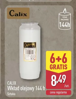 Wkład olejowy 144 h Calix promocja w Aldi