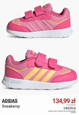 Sneakersy Adidas promocja w Deichmann