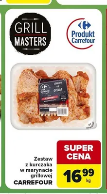 Zestaw z kurczaka w marynacie grillowej Carrefour Grill Masters promocja w Carrefour Express