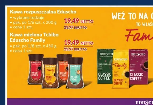 Kawa mielona Tchibo Eduscho Family promocja w Makro