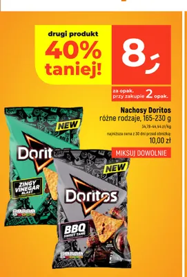 Nachosy Doritos Zingy Vinegar Blast promocja w Dealz