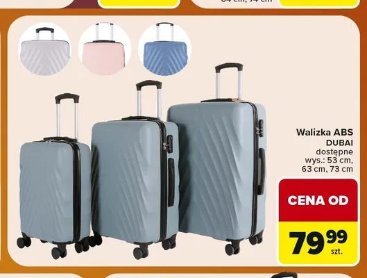 Walizka ABS Dubai promocja w Carrefour