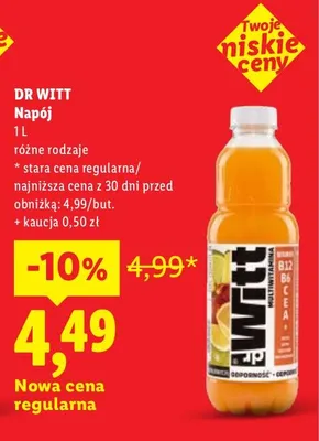 Napój Dr Witt promocja w Lidl