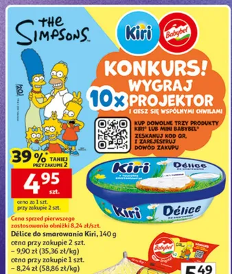Délice do smarowania Kiri promocja w Auchan