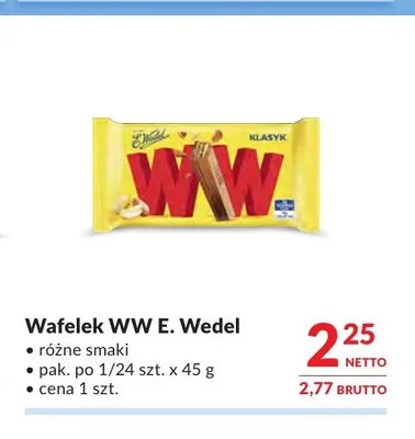 Wafelek WW promocja w Makro
