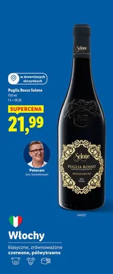 Wino Puglia Rosso  promocja w Lidl
