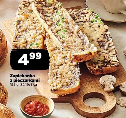 Zapiekanka z pieczarkami promocja w Netto