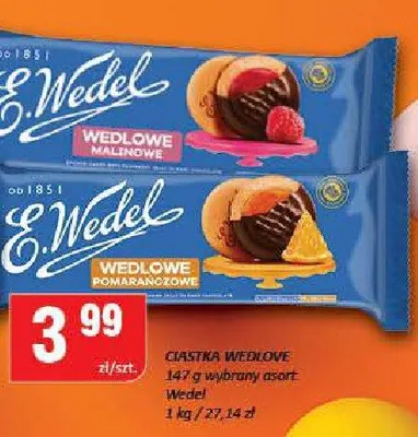 Ciastka Wedlowe promocja w Chorten