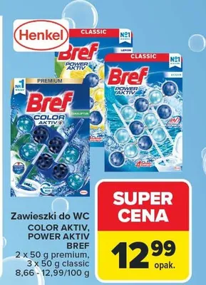 Zawieszki do WC Color Aktiv, Power Aktiv, Bref promocja w Carrefour Market