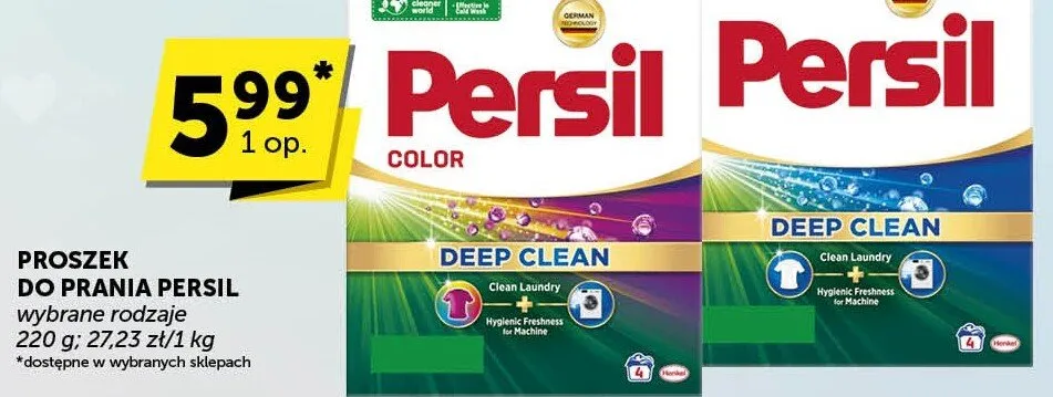 Proszek do prania Persil promocja w Euro Sklep