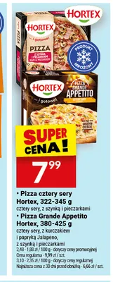Pizza Grande Appetito cztery sery Hortex promocja w Twój Market