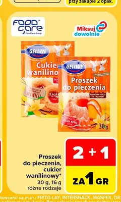 Proszek do pieczenia Gellwe promocja w Carrefour