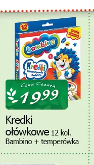 Kredki ołówkowe Bambino promocja w CEZAR Delikatesy
