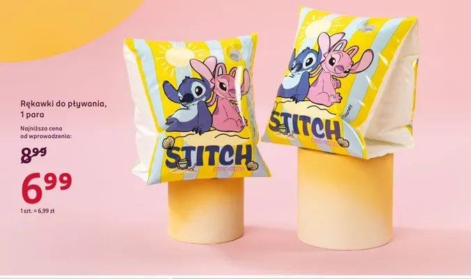 Rękawki do pływania Disney Stitch promocja w Rossmann