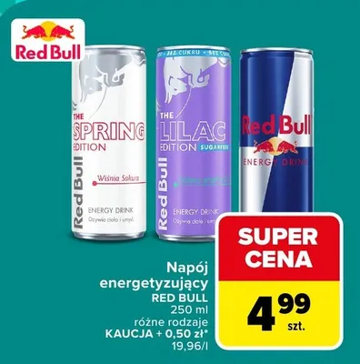 Napój energetyzujący różne rodzaje promocja w Carrefour Market