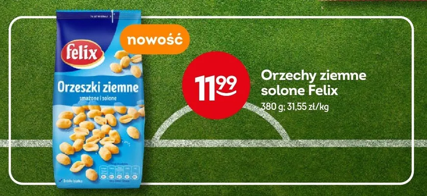 Orzechy ziemne solone Felix promocja w Żabka