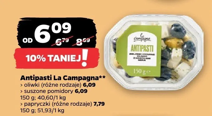 Antipasti papryczki La Campagna promocja w Netto
